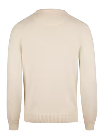 Stenströms Off White Crew Neck Sweater