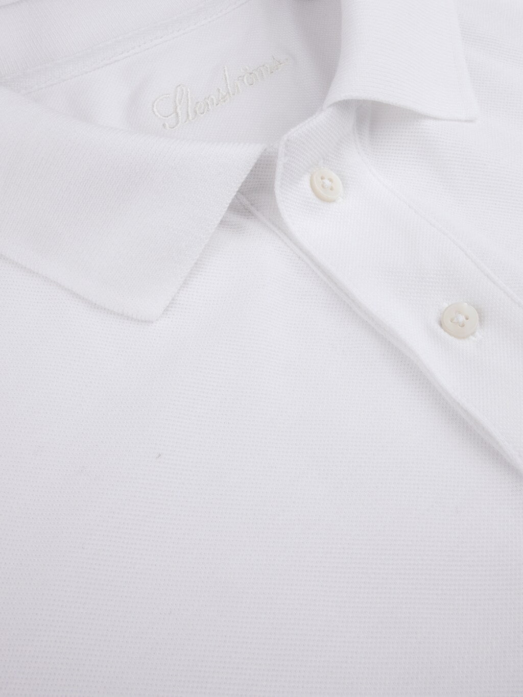 Stenströms White Polo Shirt