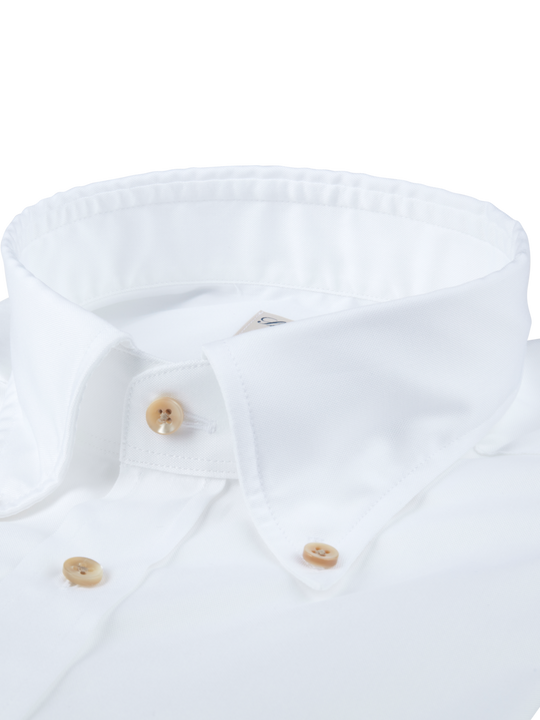 Stenströms Casual White Oxford Shirt