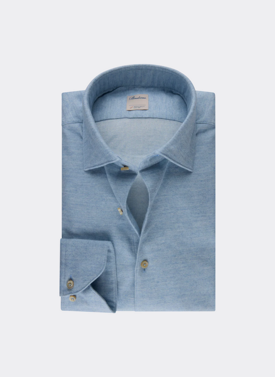 Stenströms Light Blue Flannel Shirt