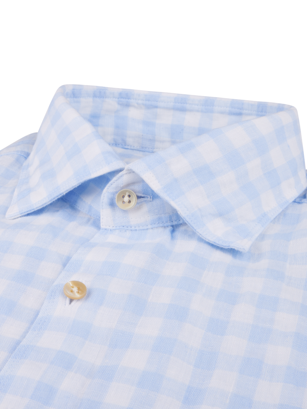 Stentröms Blue Checked Linen Shirt