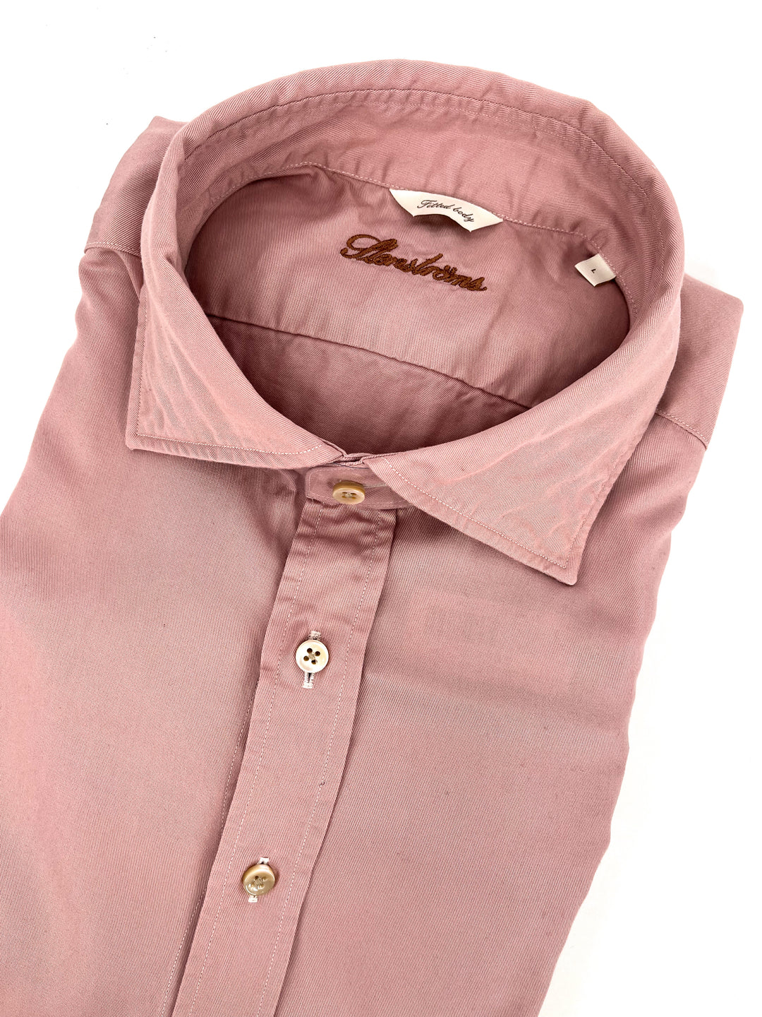 Stenströms Light Pink Twill Shirt