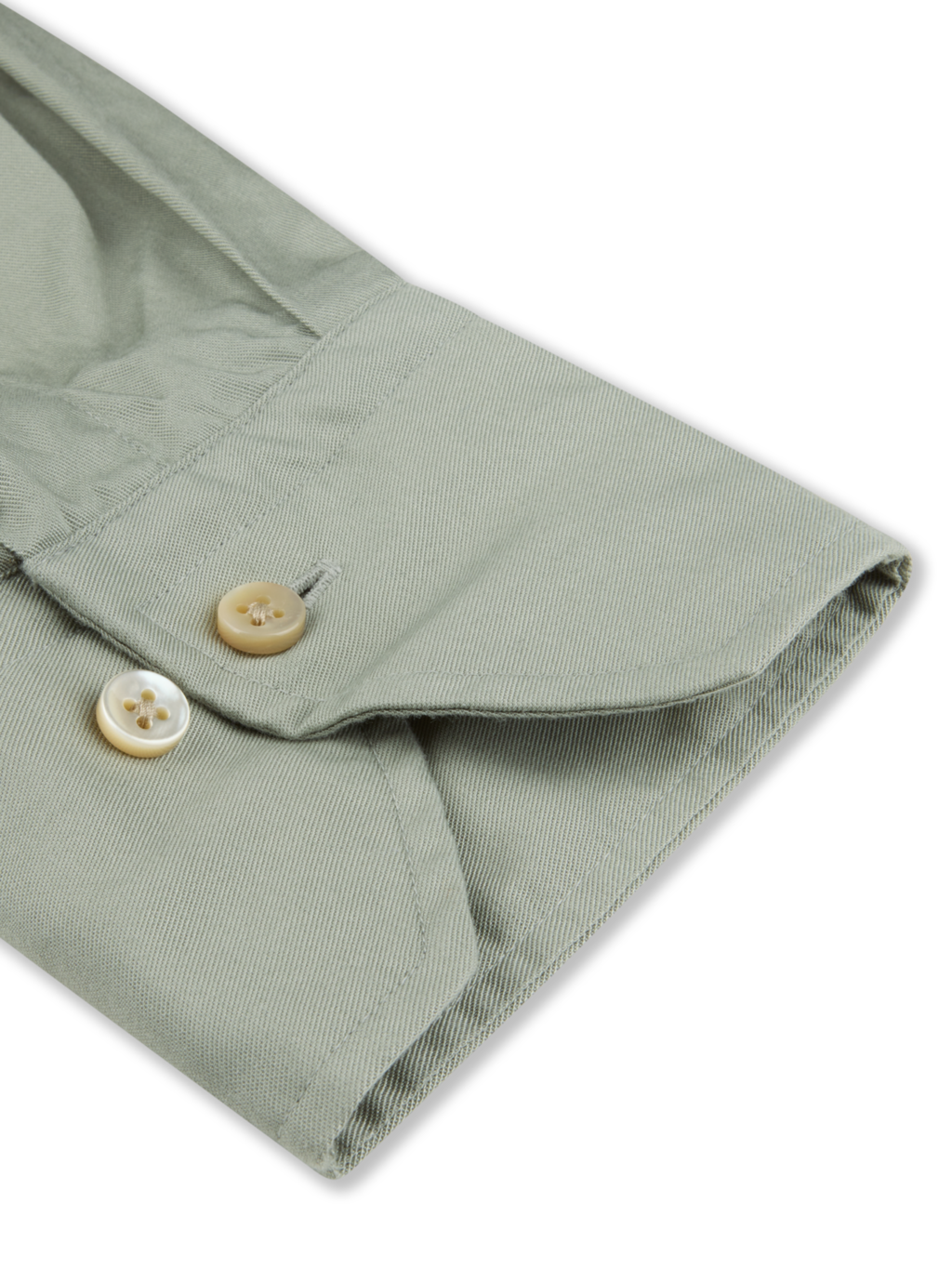 Stenströms Light Green Twill Shirt