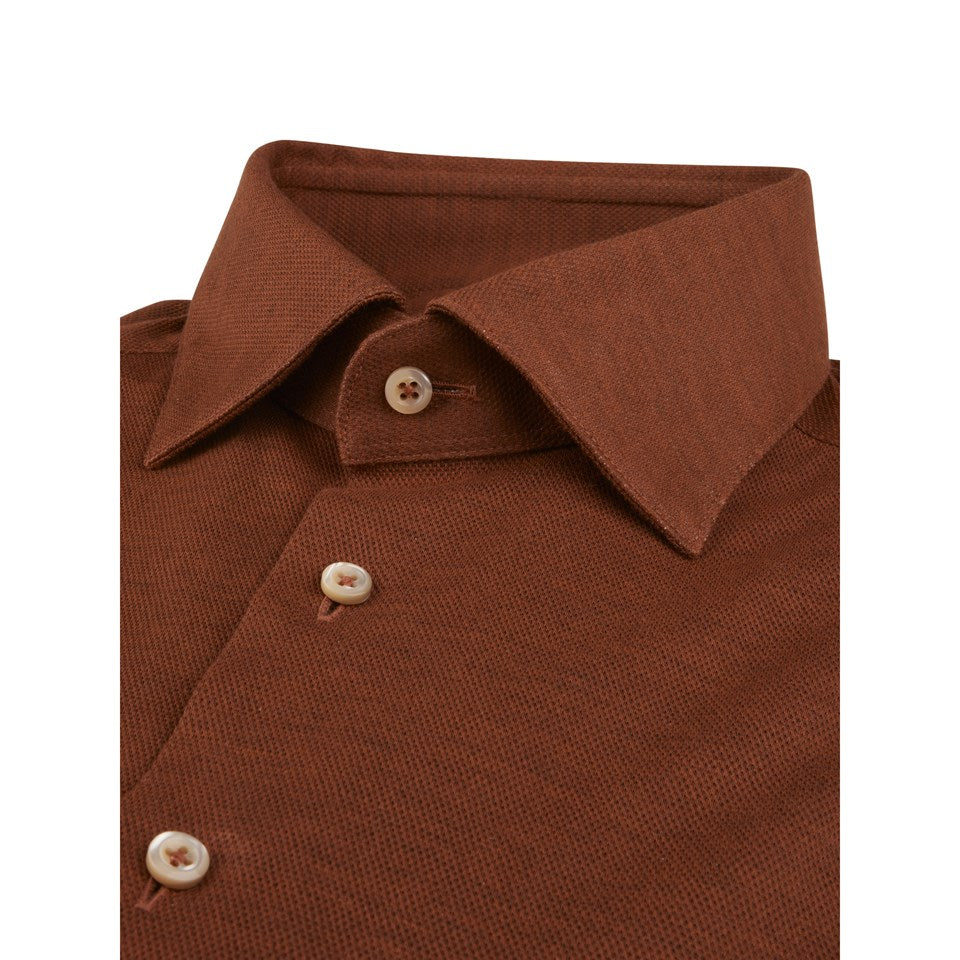 Stenströms Casual Red Jersey Shirt