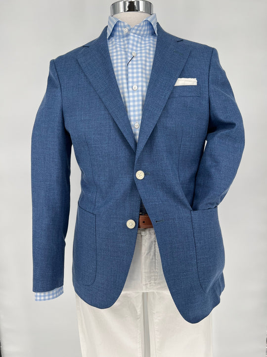 The Oxford Shop Washed Blue Soft Jacket