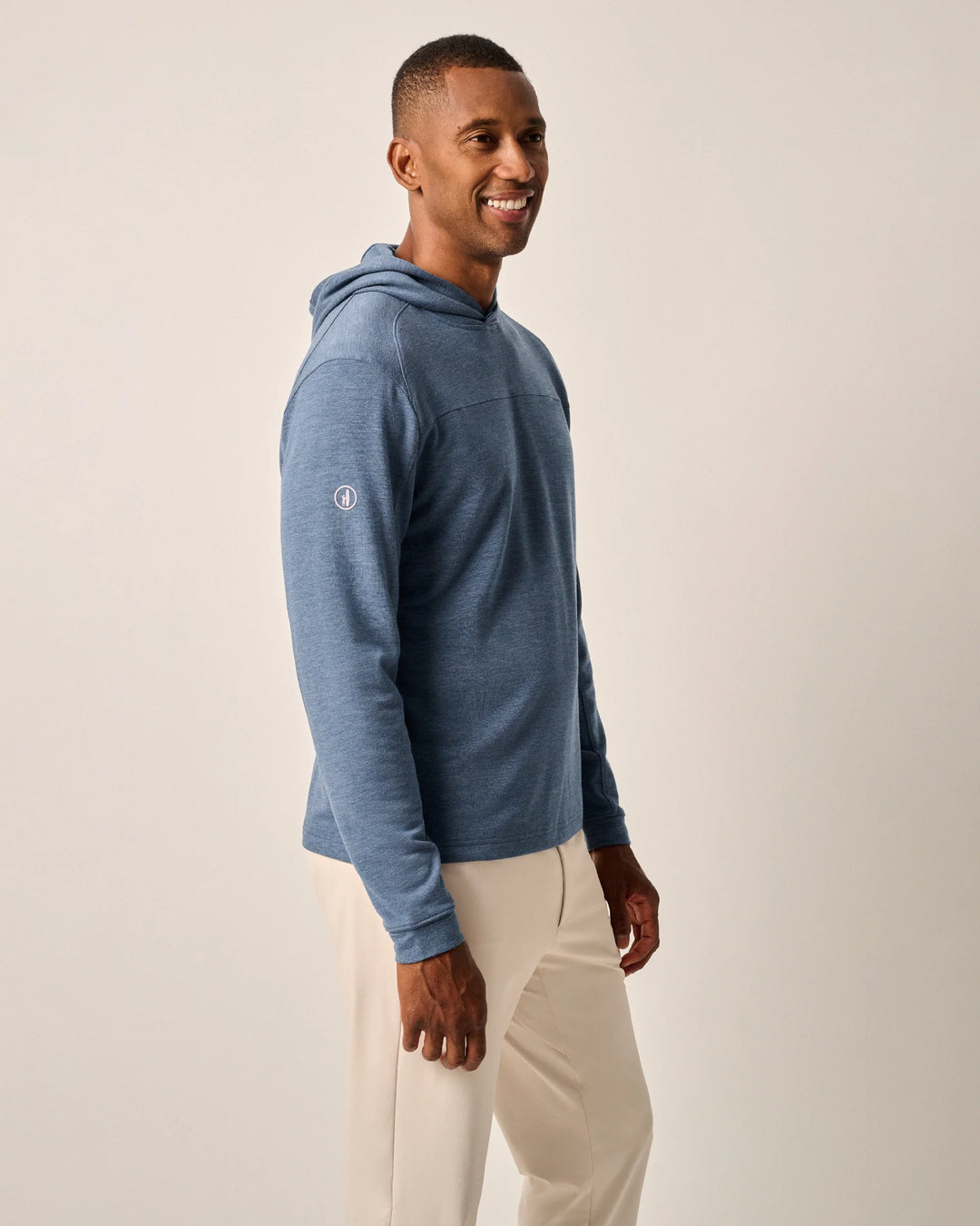 Johnnie-O Remmy Lightweight Performance Hoodie In Lake