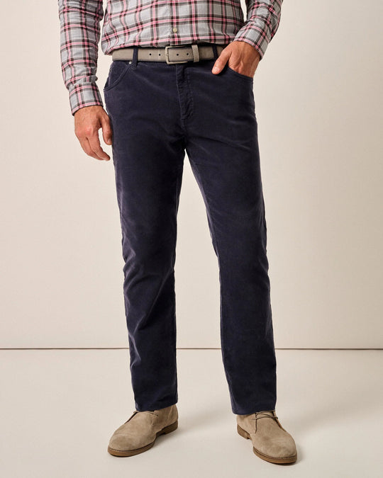 Johnnie-O Harkers Corduroy Pant In Navy