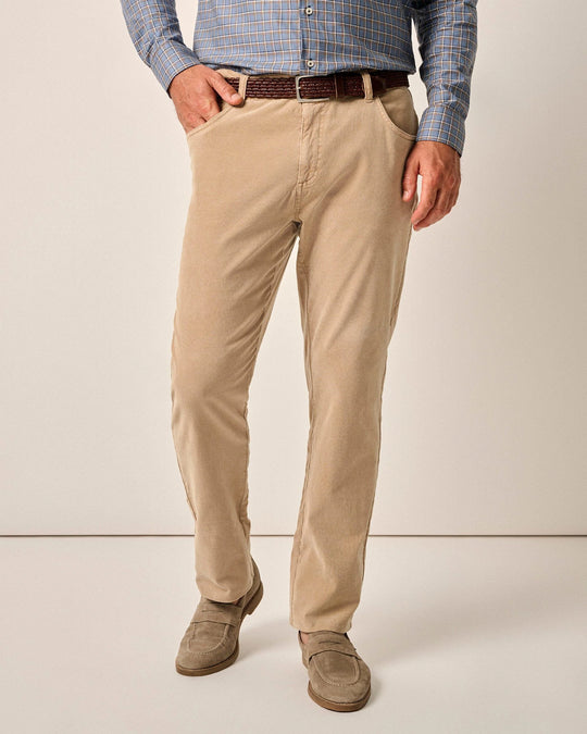 Johnnie-O Harkers Corduroy Pant In Khaki