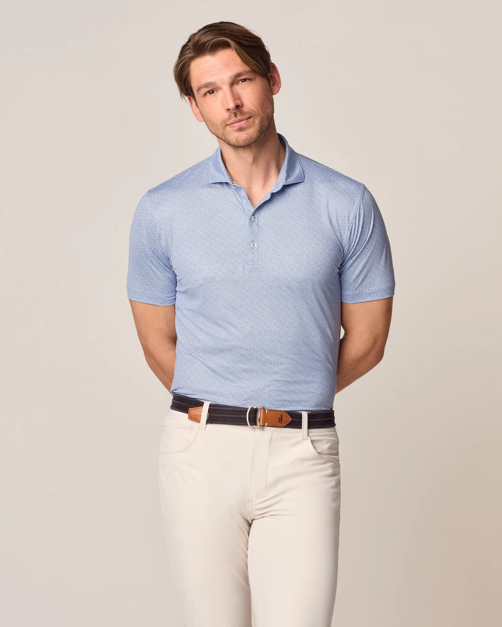 Johnnie-O Julian Featherweight Performance Polo in Lake