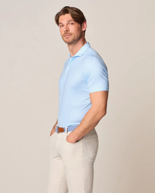 Johnnie-O Julian Featherweight Performance Polo in Malibu