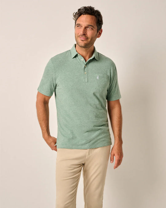 Johnnie-O Original 4-Button Polo - Heathered 2.0 In Caper