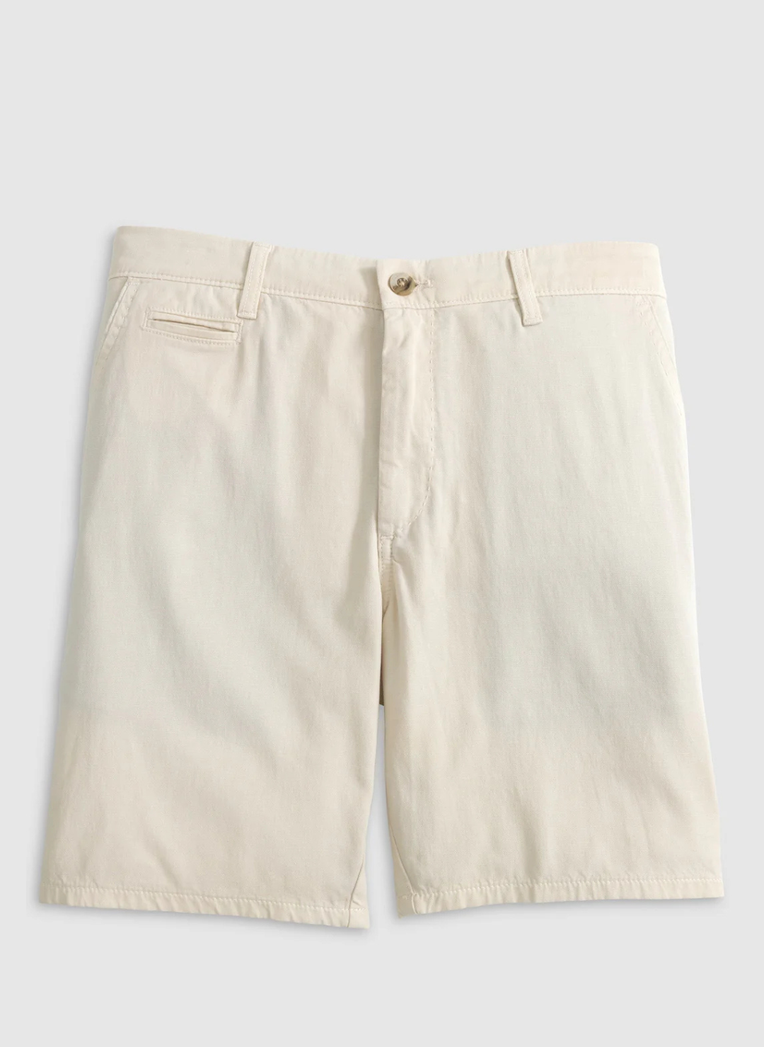 Johnnie-O Nassau Cotton Blend Shorts In Stone