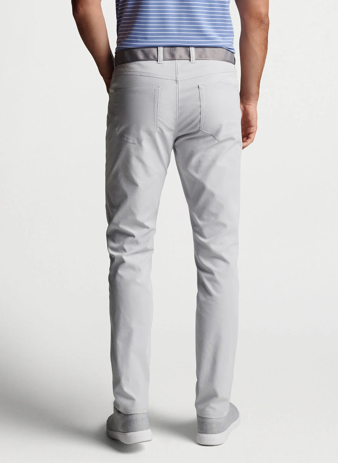 Peter Millar eb66 Performance Five-Pocket Pant In British Grey