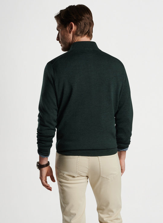 Peter Millar Autumn Crest Quarter-Zip In Balsam