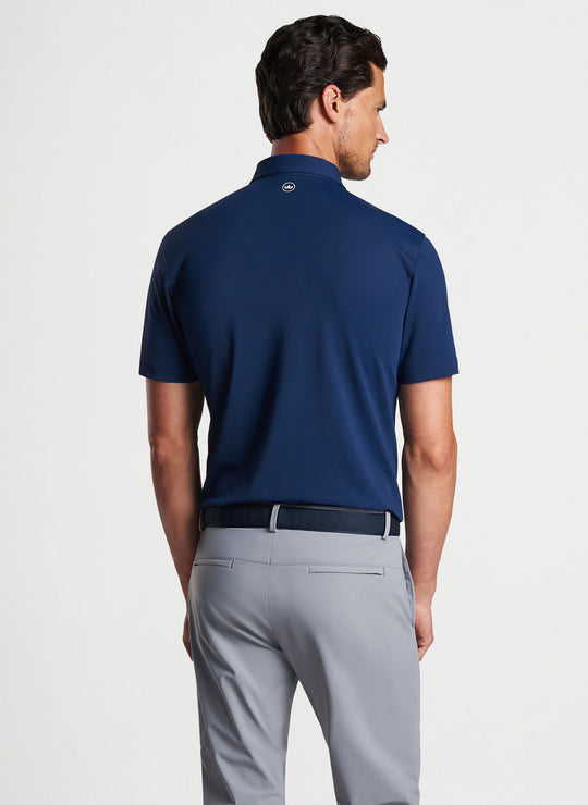 Peter Millar Soul Performance Mesh Polo In Navy