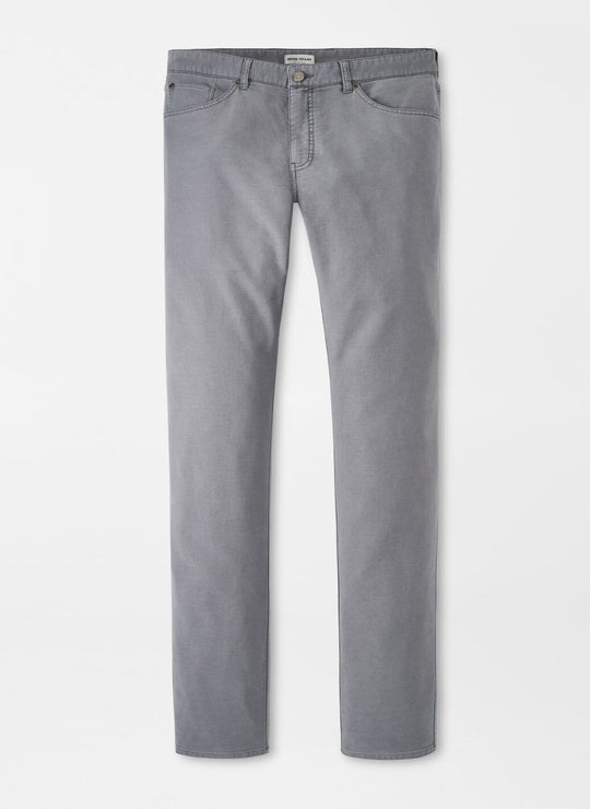 Peter Millar Coastline Five-Pocket Pant In Gale Grey