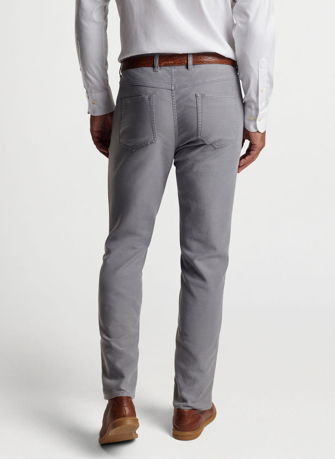 Peter Millar Coastline Five-Pocket Pant In Gale Grey