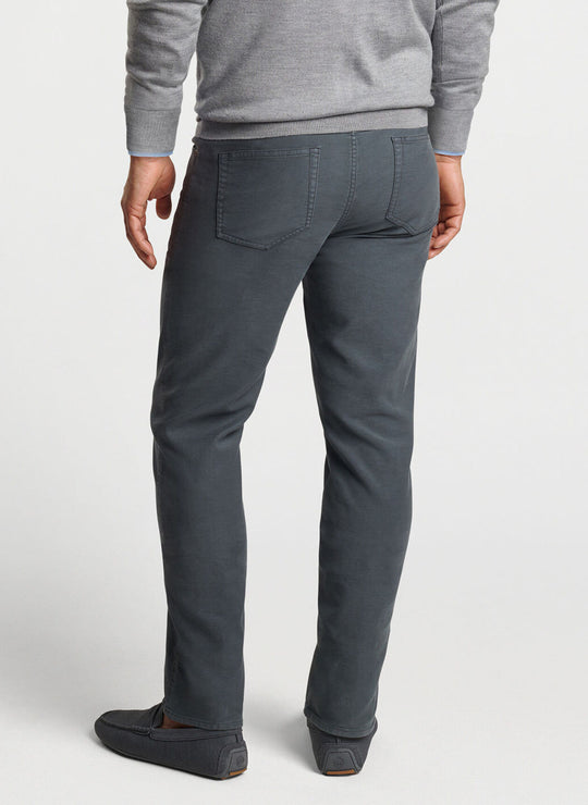 Peter Millar Coastline Five-Pocket Pant In Iron