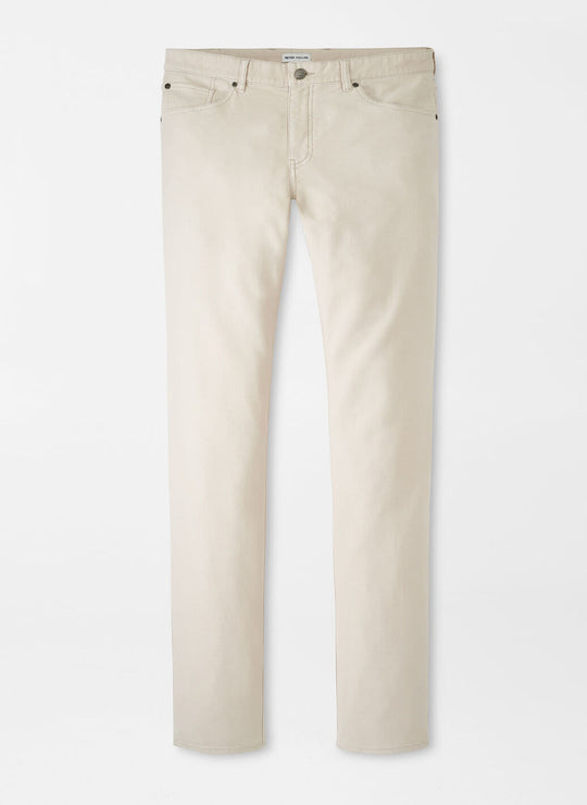 Peter Millar Coastline Five-Pocket Pant In Stone