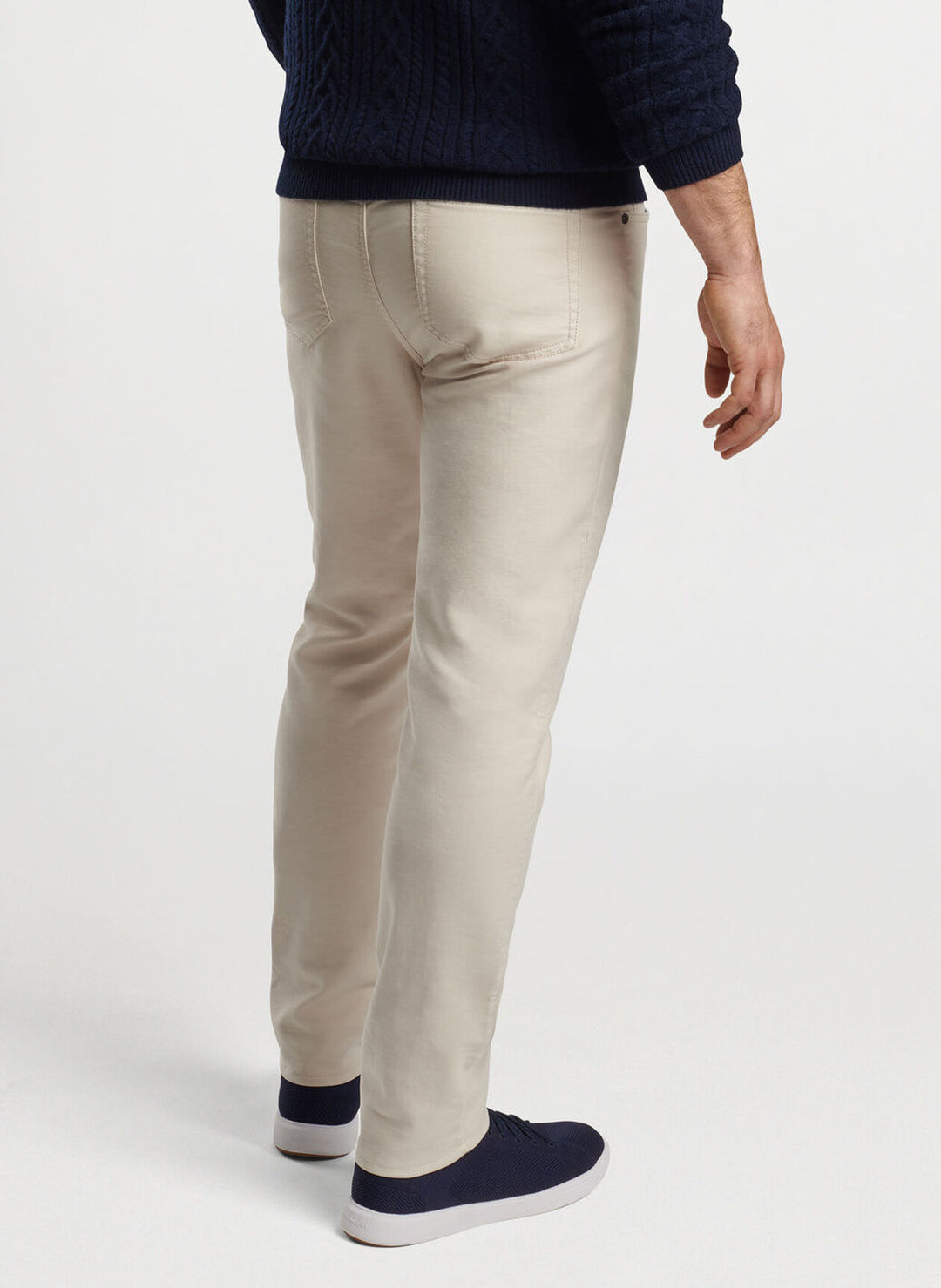 Peter Millar Coastline Five-Pocket Pant In Stone