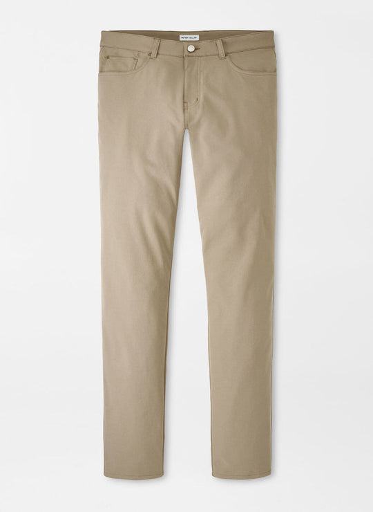 Peter Millar eb66 Performance Five-Pocket Pant in Dark Sand