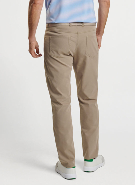 Peter Millar eb66 Performance Five-Pocket Pant in Dark Sand