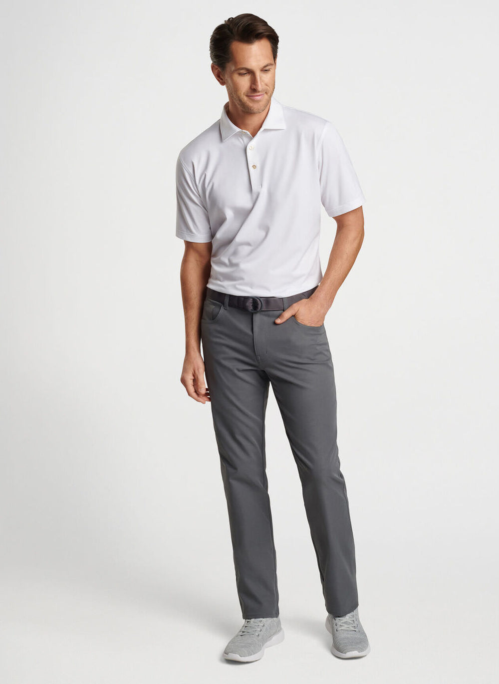 Peter Millar eb66 Performance Five-Pocket Pant in Iron