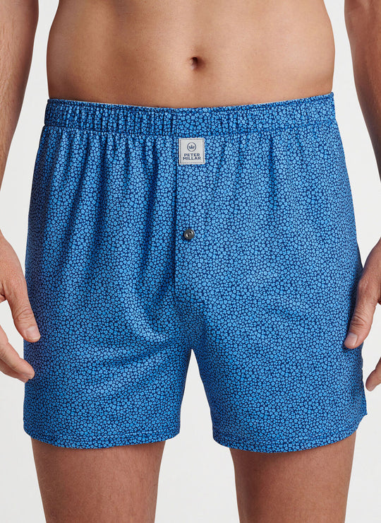 Peter Millar Luck Of The Irish Performance Boxer Short In Sport Navy