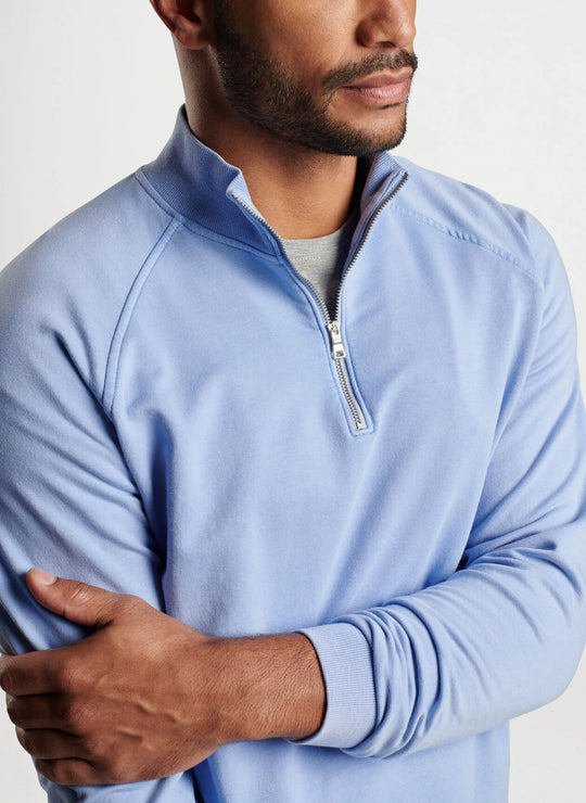 Peter Millar Lava Wash Quarter-Zip in Lakeside