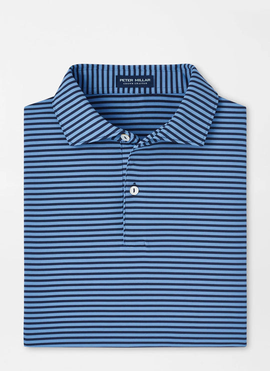 Peter Millar Sawyer Performance Jersey Polo In Navy