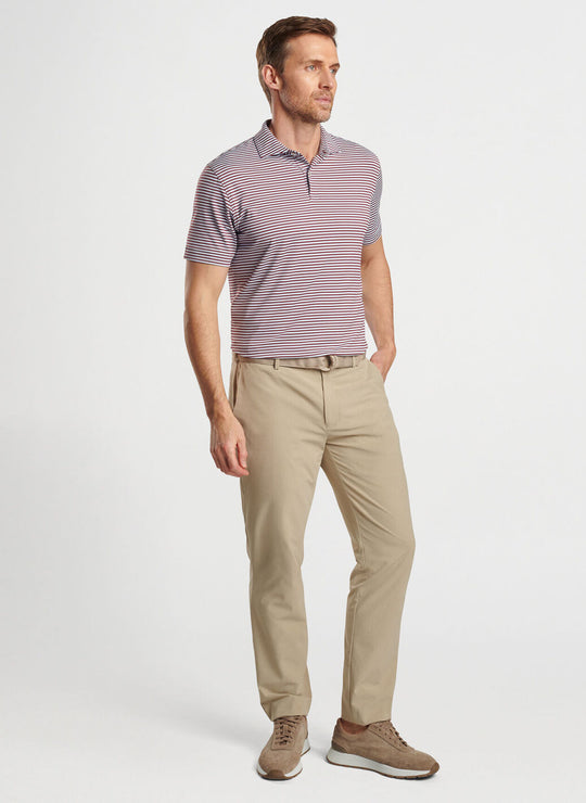 Peter Millar Sawyer Performance Jersey Polo In Vermouth