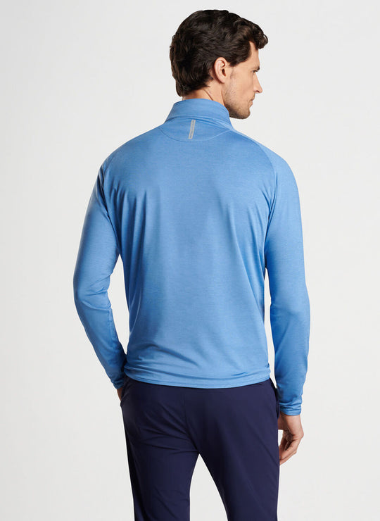 Peter Millar Stealth Performance Quarter-Zip In Brook Blue