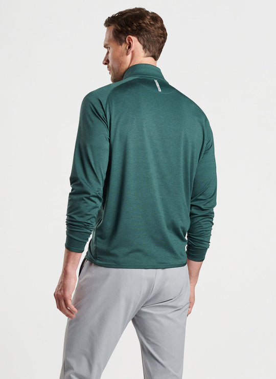 Peter Millar Stealth Performance Quarter-Zip In Lacinato