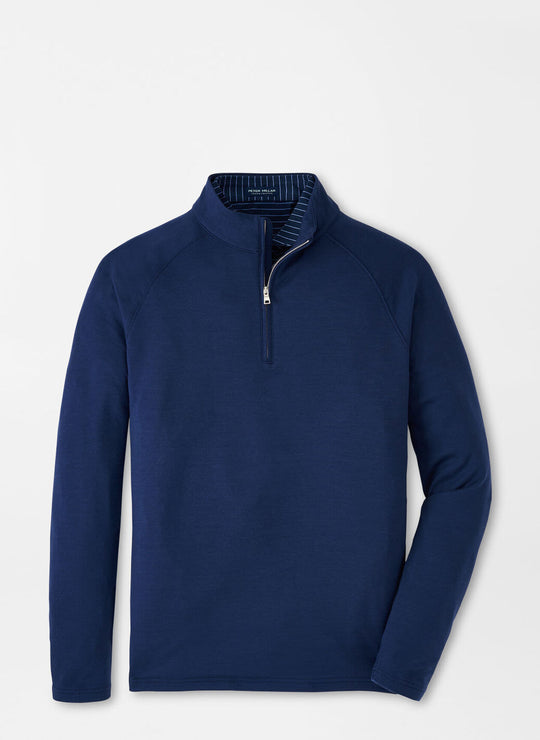 Peter Millar Excursionist Flex Performance Pullover In Navy