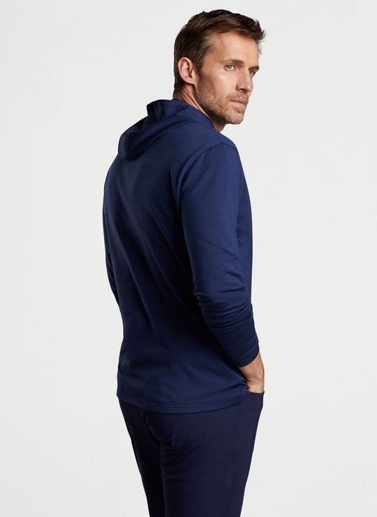 Peter Millar Excursionist Flex Hoodie In Navy