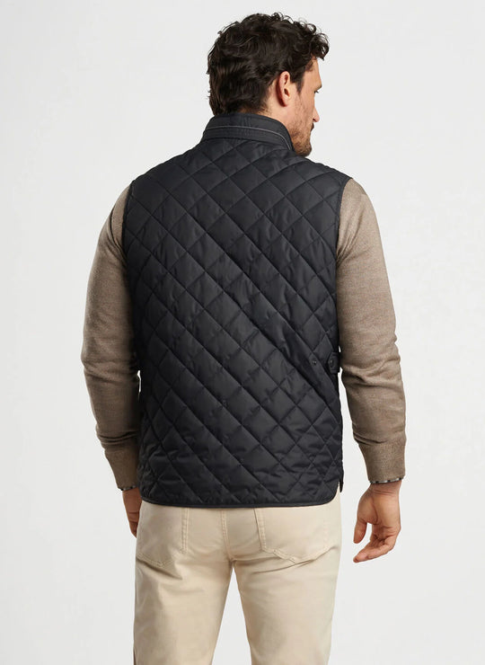 Peter Millar Essex Vest In Black