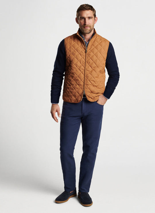 Peter Millar Essex Vest In British Tan