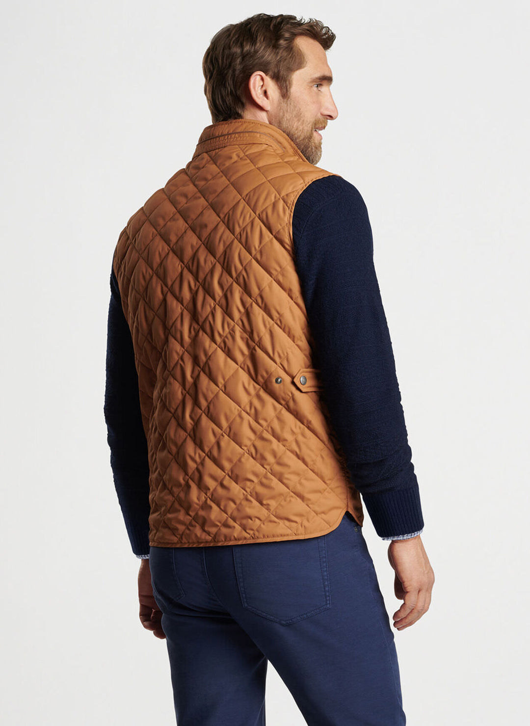 Peter Millar Essex Vest In British Tan