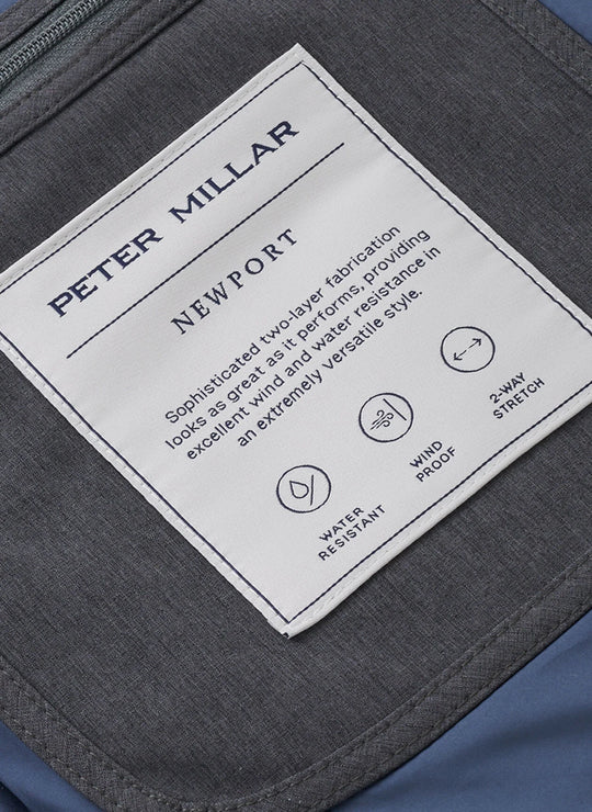 Peter Millar Newport City Coat In Iron