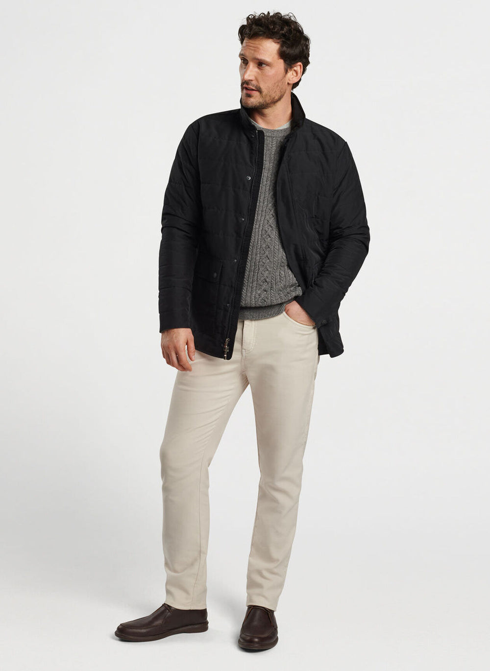 Peter Millar Mercer Jacket In Black