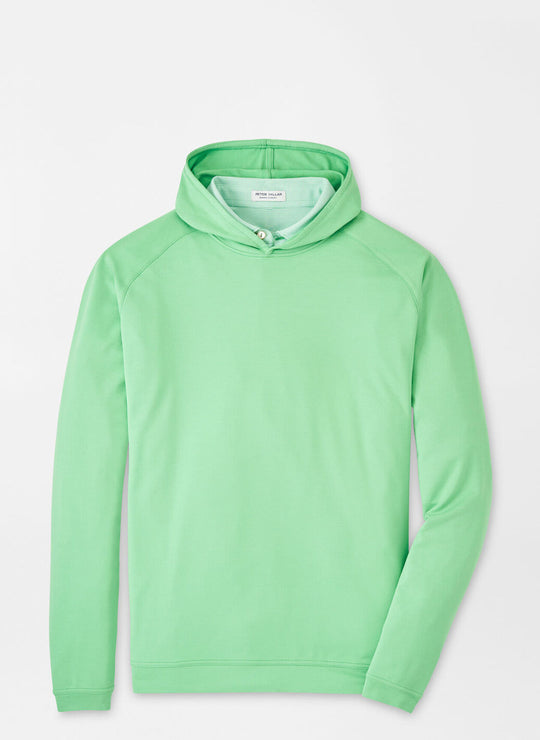 Peter Millar Pine Performance Hoodie In Pear Tart