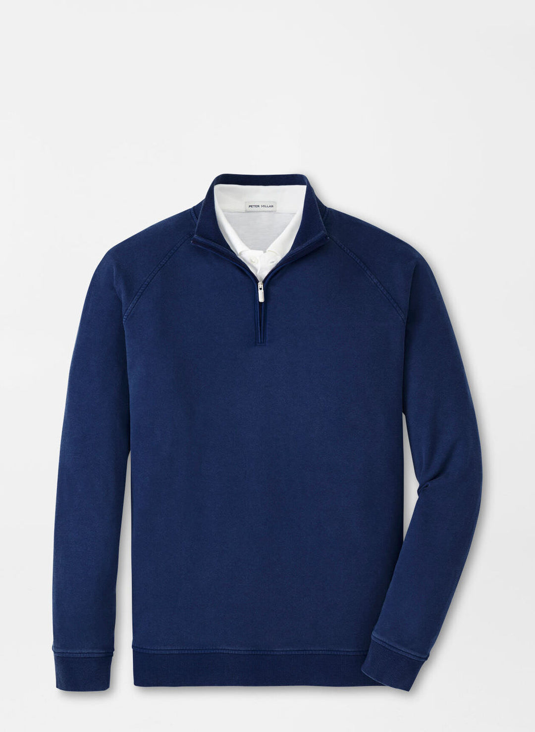 Peter Millar Lava Wash Quarter-Zip In Navy