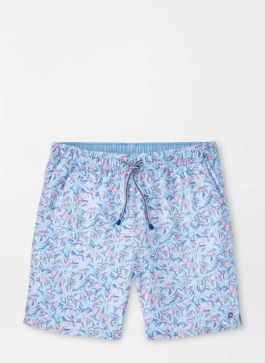 Peter Millar Summer Shade Swim Trunk In Seaport Blue