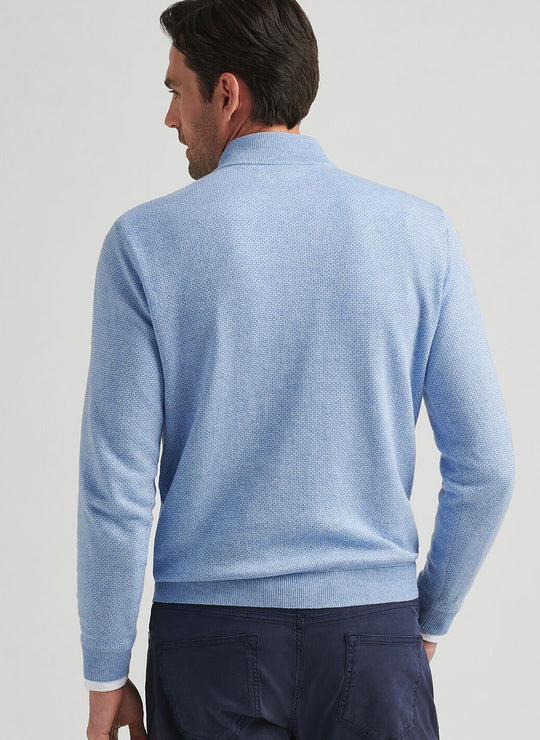 Peter Millar Ashland Quarter-Zip Sweater Angelite