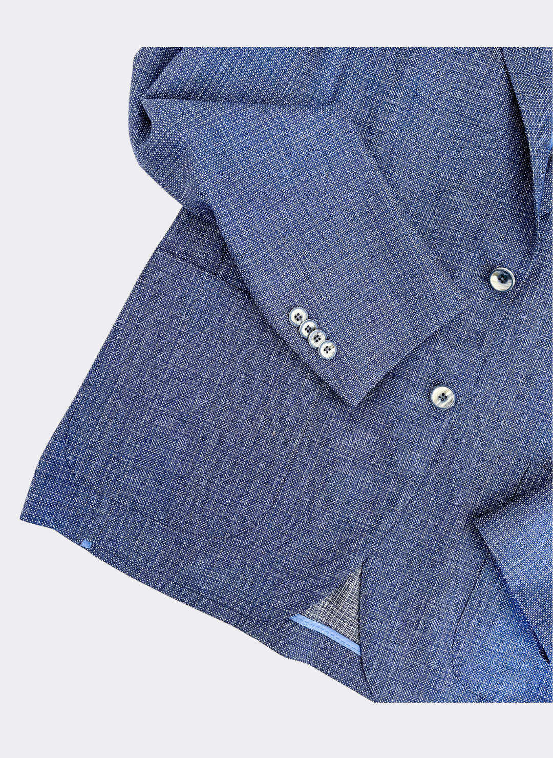 Oxford Shop Jacket In Blue Neat