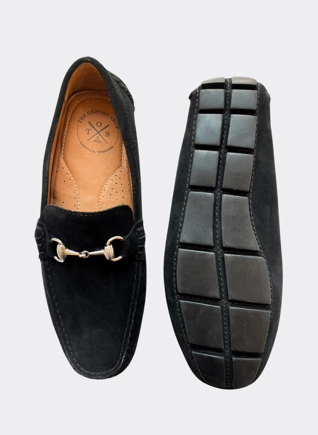 The Oxford Shop Eric Driver In Black Suede