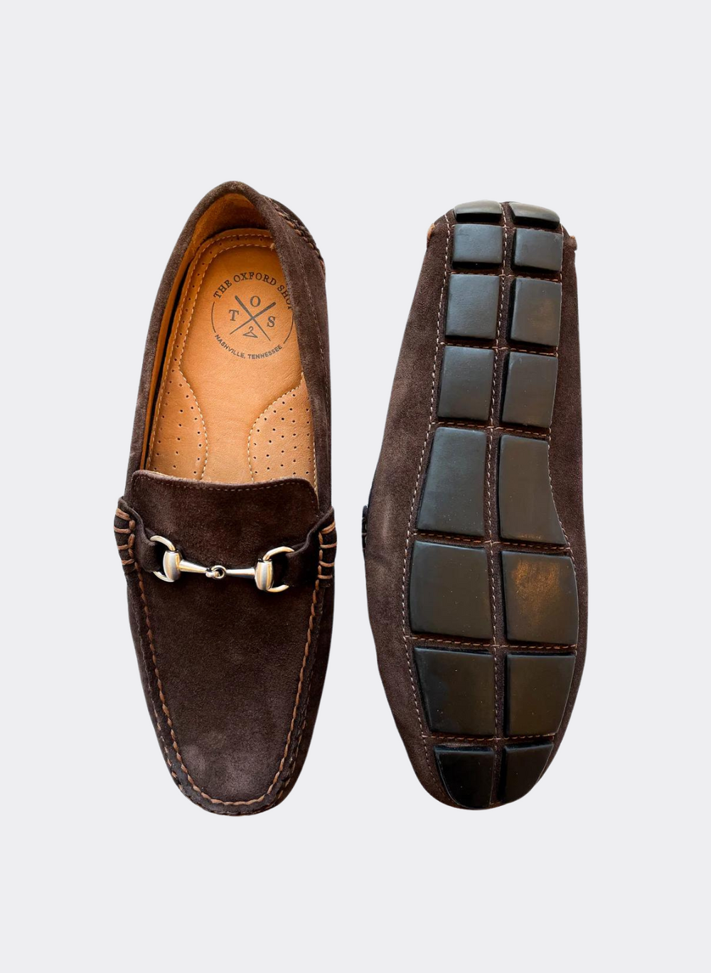 The Oxford Shop Eric Driver In Brown Suede