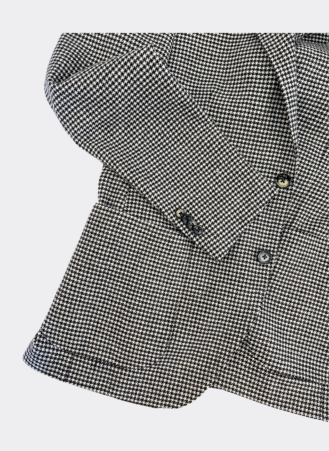 Oxford Shop Sport Coat In Black & White Houndstooth