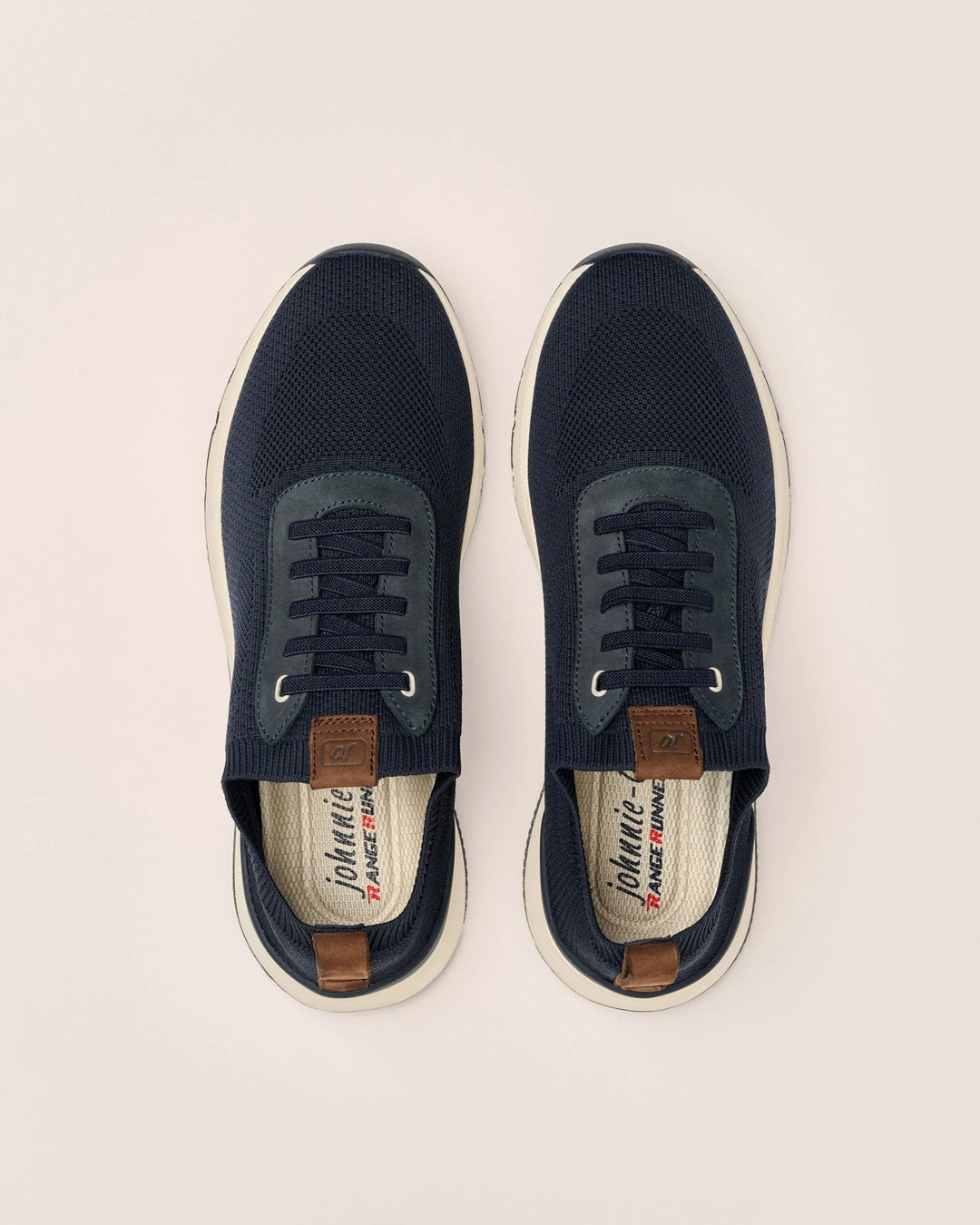 Johnnie-O Knit Mesh Runner In Navy