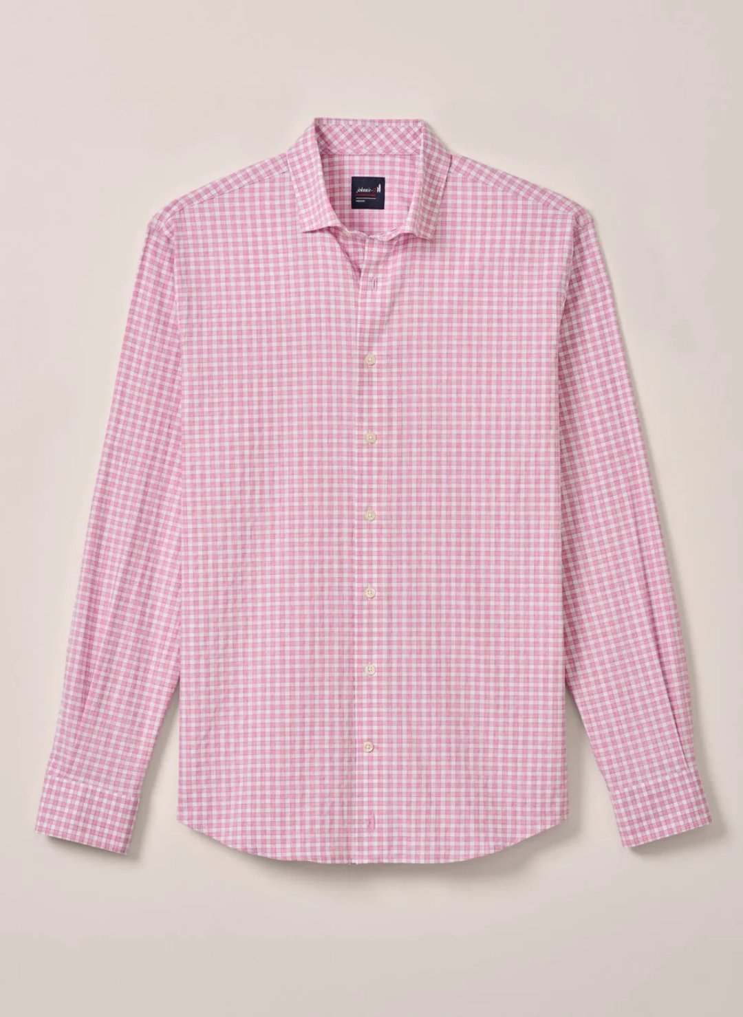 Johnnie-O Westwood Performance Button Up Shirt In Porto Pink